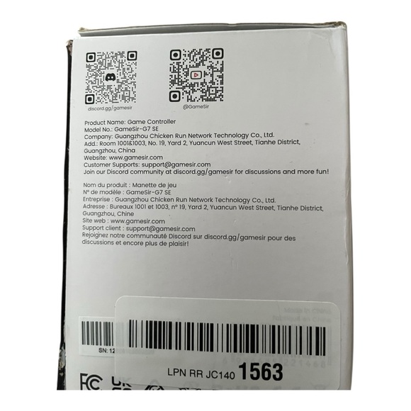 G7 SE Missing Wire Controller for Xbox NWOT - Picture 3 of 3